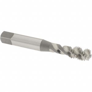 OSG 5/16-18 UNC, 3 Flute, 50&deg; Helix, Bottoming Chamfer, Bright Finish, High Speed Steel Spiral Flute STI Tap 8013000