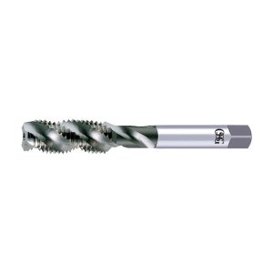 OSG 7/16-14 UNC, 4 Flute, 50&deg; Helix, Bottoming Chamfer, Bright Finish, High Speed Steel Spiral Flute STI Tap 8017000