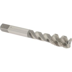 OSG 7/16-20 UNF, 3 Flute, 50&deg; Helix, Bottoming Chamfer, Bright Finish, High Speed Steel Spiral Flute STI Tap 8017400