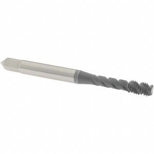 OSG #8-32 UNC, 3 Flute, 50&deg; Helix, Bottoming Chamfer, elektraLUBE Finish, High Speed Steel Spiral Flute STI Tap 8006902