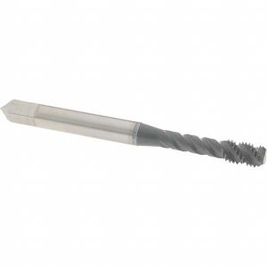 OSG #8-32 UNC, 3 Flute, 50&deg; Helix, Bottoming Chamfer, elektraLUBE Finish, High Speed Steel Spiral Flute STI Tap 8007202