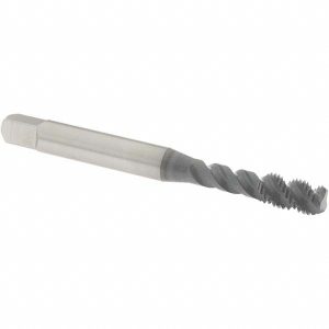 OSG #10-32 UNF, 3 Flute, 50&deg; Helix, Bottoming Chamfer, elektraLUBE Finish, High Speed Steel Spiral Flute STI Tap 8009002