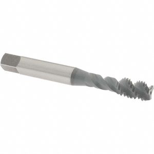 OSG 1/4-20 UNC, 3 Flute, 50&deg; Helix, Bottoming Chamfer, elektraLUBE Finish, High Speed Steel Spiral Flute STI Tap 8011202
