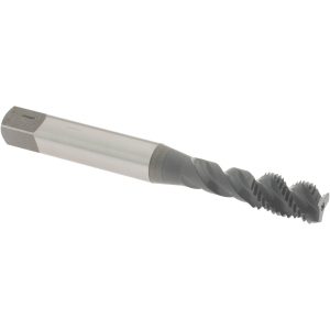 OSG 1/4-28 UNF, 3 Flute, 50&deg; Helix, Bottoming Chamfer, elektraLUBE Finish, High Speed Steel Spiral Flute STI Tap 8012102