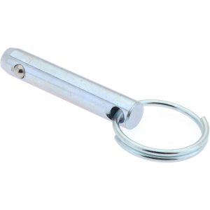 GIBRALTAR 5/16" Pin Dia, 1-1/2" Long, Zinc Plated Steel Ball Lock Hitch Pin mqr-1082