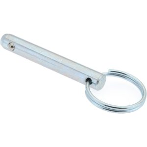 GIBRALTAR 5/16" Pin Dia, 2" Long, Zinc Plated Steel Ball Lock Hitch Pin mqr-1087