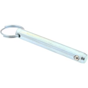 GIBRALTAR 7/16" Pin Dia, 3" Long, Zinc Plated Steel Ball Lock Hitch Pin mqr-1199