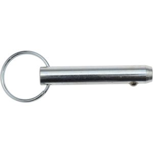 GIBRALTAR 1/2" Pin Dia, 2-1/2" Long, Zinc Plated Steel Ball Lock Hitch Pin MQR-1249