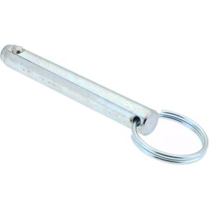 GIBRALTAR 1/2" Pin Dia, 3-1/2" Long, Zinc Plated Steel Ball Lock Hitch Pin mqr-1259