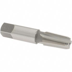 OSG Standard Pipe Tap: 1/8-27, NPT, 4 Flutes, High Speed Steel, Bright/Uncoated 1310100