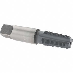 OSG Standard Pipe Tap: 1/8-27, NPT, 4 Flutes, High Speed Steel, elektraLUBE Finish 1310102