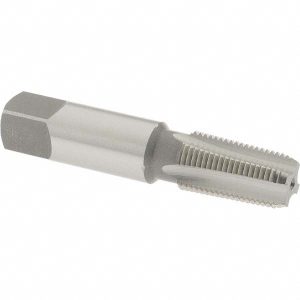 OSG Standard Pipe Tap: 1/8-27, NPTF, 4 Flutes, High Speed Steel, Bright/Uncoated 1312600