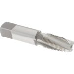 OSG 1/8-27 NPT, 15&deg; Helix, 4 Flutes, Bottoming Chamfer, Bright Finish, High Speed Steel, Spiral Flute Pipe Tap 1250500