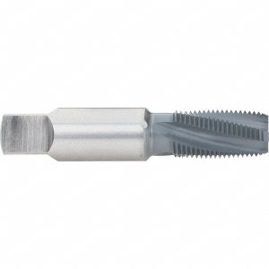 OSG 1/8-27 NPT, 15&deg; Helix, 4 Flutes, Bottoming Chamfer, elektraLUBE Finish, High Speed Steel, Spiral Flute Pipe Tap 1250502