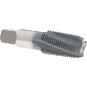 OSG 1/2-14 NPT, 15&deg; Helix, 4 Flutes, Bottoming Chamfer, elektraLUBE Finish, High Speed Steel, Spiral Flute Pipe Tap 1252102