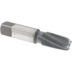 OSG 1/8-27 NPTF, 15&deg; Helix, 4 Flutes, Bottoming Chamfer, elektraLUBE Finish, High Speed Steel, Spiral Flute Pipe Tap 1250602