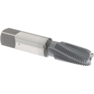 OSG 1/8-27 NPTF, 15&deg; Helix, 4 Flutes, Bottoming Chamfer, elektraLUBE Finish, High Speed Steel, Spiral Flute Pipe Tap 1250602