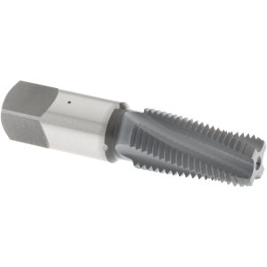 OSG 1/4-18 NPTF, 15&deg; Helix, 4 Flutes, Bottoming Chamfer, elektraLUBE Finish, High Speed Steel, Spiral Flute Pipe Tap 1251402