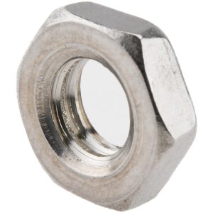 VALUE COLLECTION Jam Nut: M6x1, Grade 316 & Austenitic Grade A4 Stainless Steel, Bright/Uncoated Finish JN9XX00600-050BX