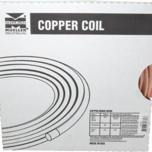 MUELLER INDUSTRIES 20' Long, 3/8" OD, Grade Alloy 122 Copper Seamless Tube D 06020P