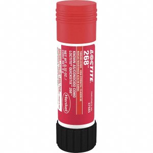 LOCTITE Threadlocker: Red, Semi-Solid, 9 g, Stick 826036