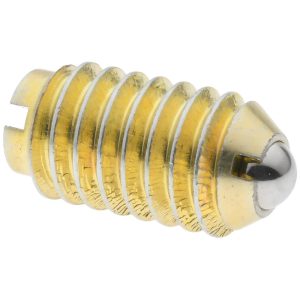 GIBRALTAR Threaded Ball Plunger: 5/16-18, 0.156" Ball Dia, 37/64" Body Length, 0.04" Max Ball Reach 10013P-G