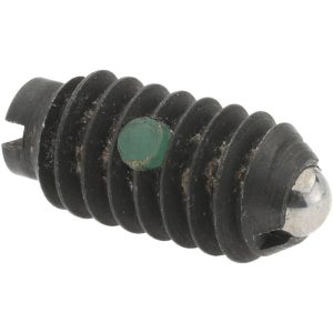 GIBRALTAR Threaded Ball Plunger: 1/4-20, 0.125" Ball Dia, 17/32" Body Length, 0.035" Max Ball Reach 10009-G