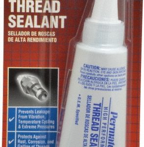 PERMATEX Threadlocker: White, Paste, 50 mL, Tube 56521