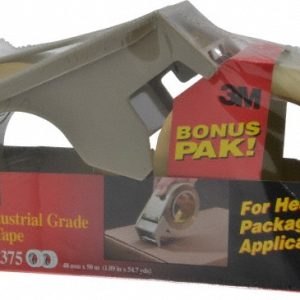 SCOTCH Packing Tape: 2" Wide, Clear, Rubber Adhesive 7010382499