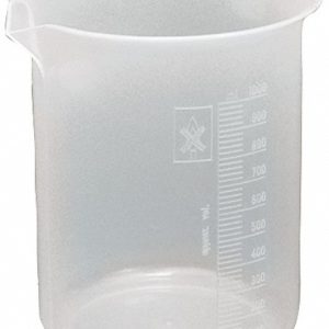 DYNALON LABWARE Griffin-Style Beaker: 100.000 mL, Polypropylene, 5 mL Graduation 222075-0100