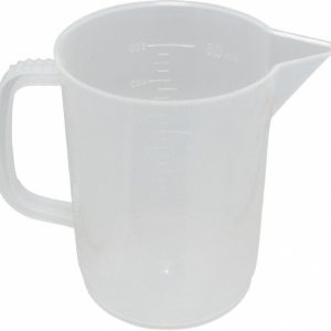 DYNALON LABWARE Graduated Beaker: 500.000 mL, Polypropylene, 25 mL Graduation 326495-0500