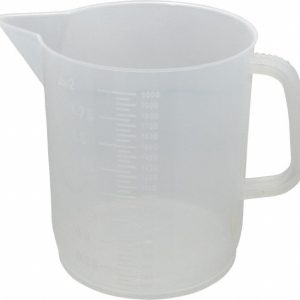 DYNALON LABWARE Graduated Beaker: 2000.000 mL, Polypropylene, 50 mL Graduation 326495-2000