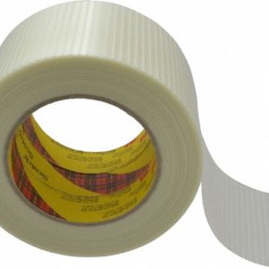 SCOTCH Packing Tape: 3" Wide, Clear, Rubber Adhesive 7000096087