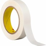 3M Clear Double-Sided Polyethylene Film Tape: 1" Wide, 36 yd Long, 3.9 mil Thick, Acrylic Adhesive 7000048420