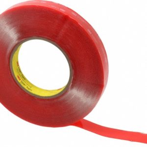 3M Clear Double-Sided Acrylic Foam Tape: 3/4" Wide, 15 yd Long, 40 mil Thick, Acrylic Adhesive 7100047923