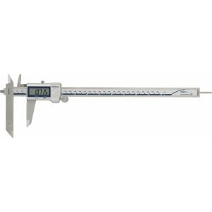 MITUTOYO Electronic Caliper: 150.00 mm, 6", 0.01 mm, 0.0005" Resolution, +/-0.02 mm, +/-0.0010" Accuracy, Data Output, Stainless Steel 573-701-20