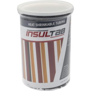 PEXCO LLC 175 Piece, Black, Heat Shrink Electrical Tubing Kit 30-PVC-175BK