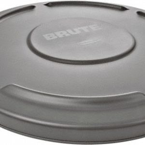 RUBBERMAID BRUTE 44 Gal Container Lid, Gray FG264560GRAY