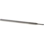 HARVEY TOOL Chamfer Mill: 1/16" Dia, 1/8" Shank Dia, 90 deg, 2 Flute, Solid Carbide, Single End 54745