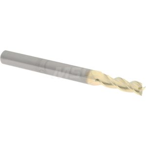ACCUPRO Roughing & Finishing End Mill: 5 mm Dia, 3 Flutes, Square End, Solid Carbide 2500452