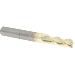 ACCUPRO Roughing & Finishing End Mill: 7 mm Dia, 3 Flutes, Square End, Solid Carbide 2500453