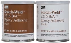 3M Two-Part Epoxy: 16 oz, Can Adhesive 7000046358