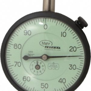 MAHR Dial Drop Indicator: 1.0000" Max Measurement, 0-100 Dial Reading, 0.001000" Accuracy 2011270