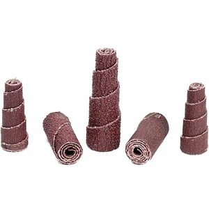 3M Straight Cartridge Roll: 1" Dia, 80 Grit, Aluminum Oxide 7010327462