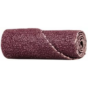 3M Straight Cartridge Roll: 1/2" Dia, 60 Grit, Aluminum Oxide 7100086095