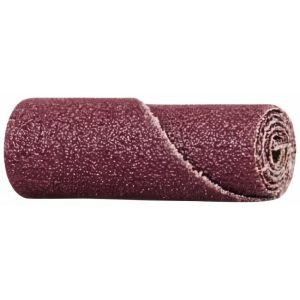 3M Straight Cartridge Roll: 1/2" Dia, 80 Grit, Aluminum Oxide 7100086097