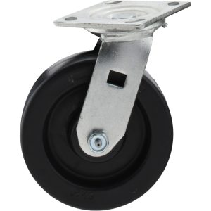 VALUE COLLECTION Swivel Top Plate Caster: Polyolefin, 6" Wheel Dia, 2" Wheel Width, 800 lb Capacity, 7-1/2" OAH GMC-SH-0074
