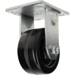 VALUE COLLECTION Rigid Top Plate Caster: Phenolic, 4" Wheel Dia, 2" Wheel Width, 800 lb Capacity, 5-5/8" OAH GMC-SH-0080