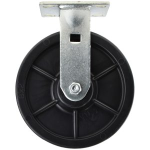 VALUE COLLECTION Rigid Top Plate Caster: Polyolefin, 8" Wheel Dia, 2" Wheel Width, 1,000 lb Capacity, 9-1/2" OAH GMC-SH-0091