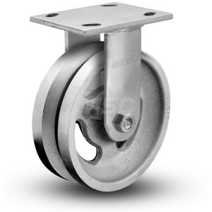 VALUE COLLECTION 4" Diam x 1-1/2" Wide, Metal With Groove Rigid Caster V16VG04201R